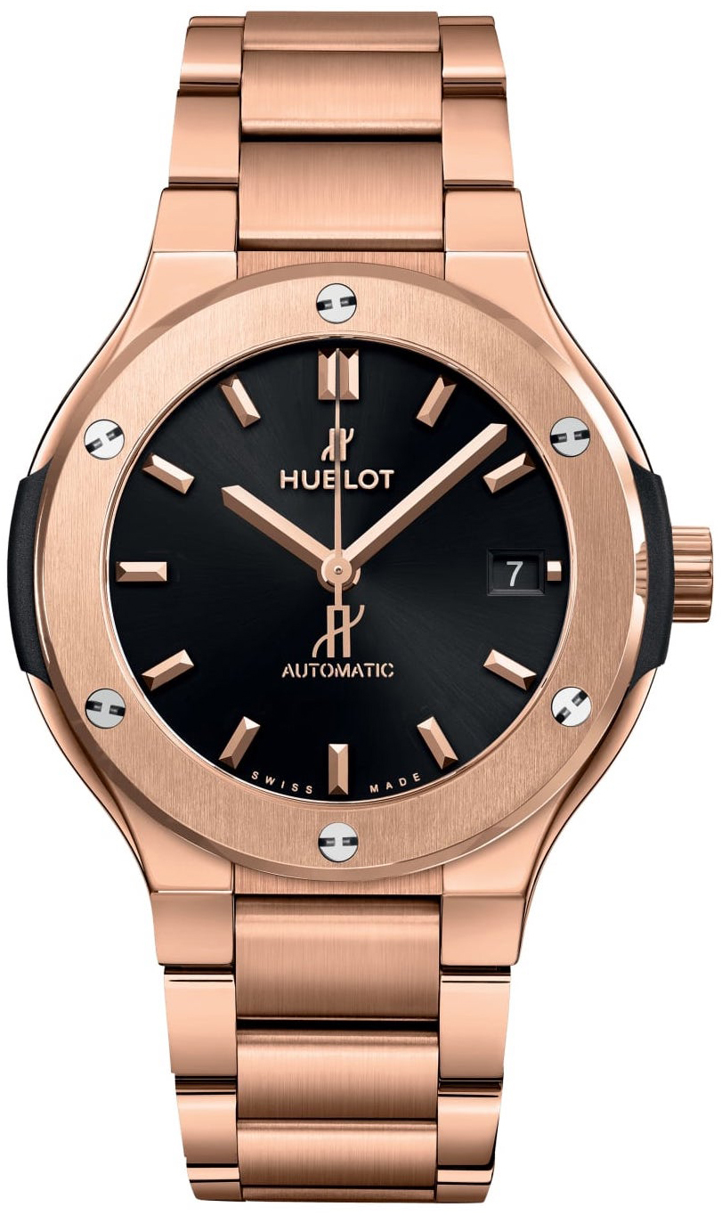 Hublot 568.OX.1480.OX Classic Fusion Musta/18K punakultaa Ø38 mm