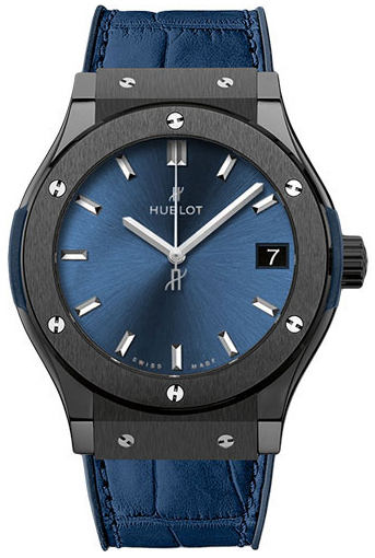 Hublot Naisten kello 581.CM.7170.LR Classic Fusion Sininen/Nahka Ø33