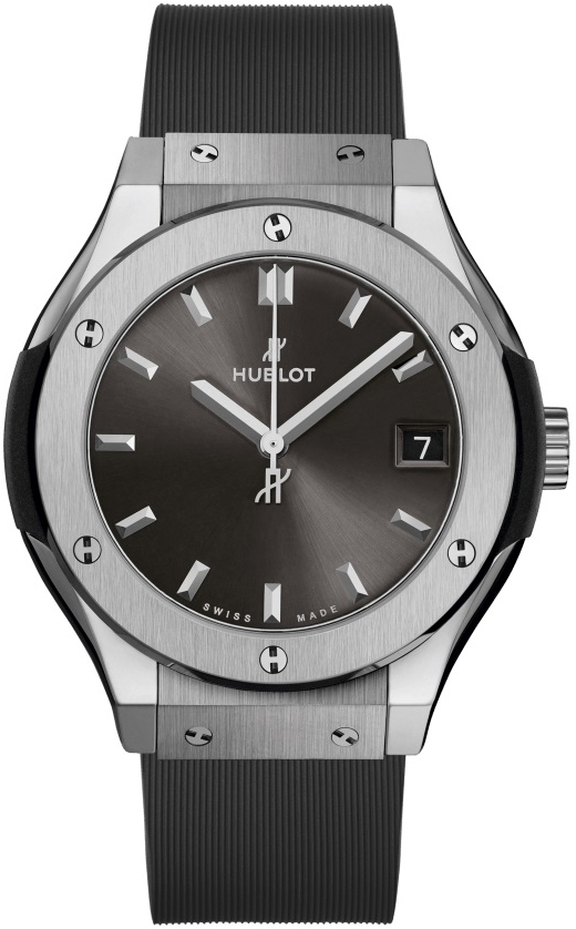 Hublot Naisten kello 581.NX.7071.RX Classic Fusion Harmaa/Kumi Ø33 mm