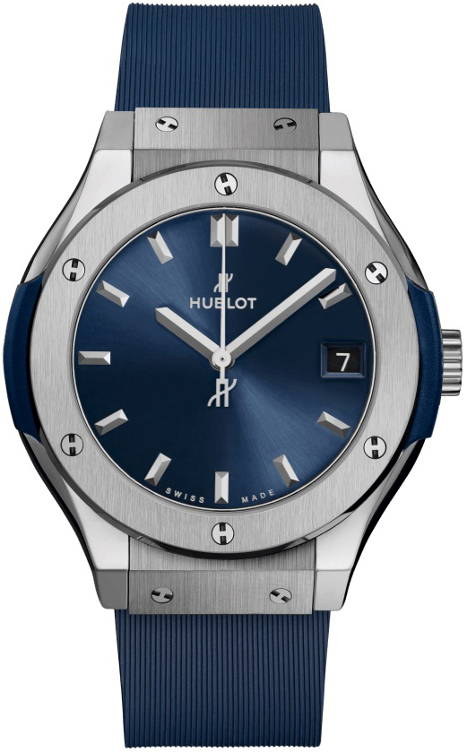 Hublot Naisten kello 581.NX.7170.RX Classic Fusion Sininen/Kumi Ø33