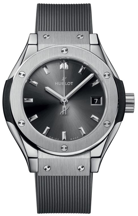 Hublot Naisten kello 591.NX.7070.RX Classic Fusion Harmaa/Kumi Ø29 mm