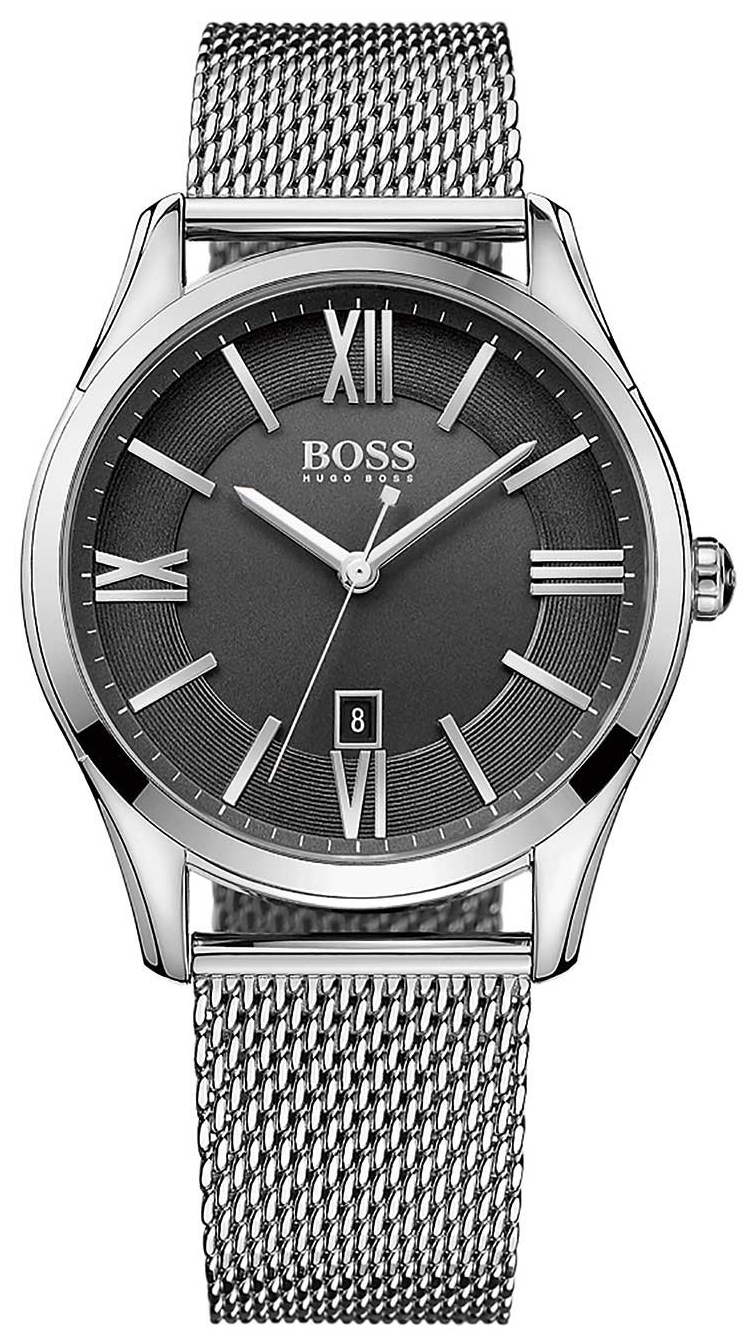 Hugo Boss Ambassador Miesten kello 1513442 Musta/Teräs Ø43 mm