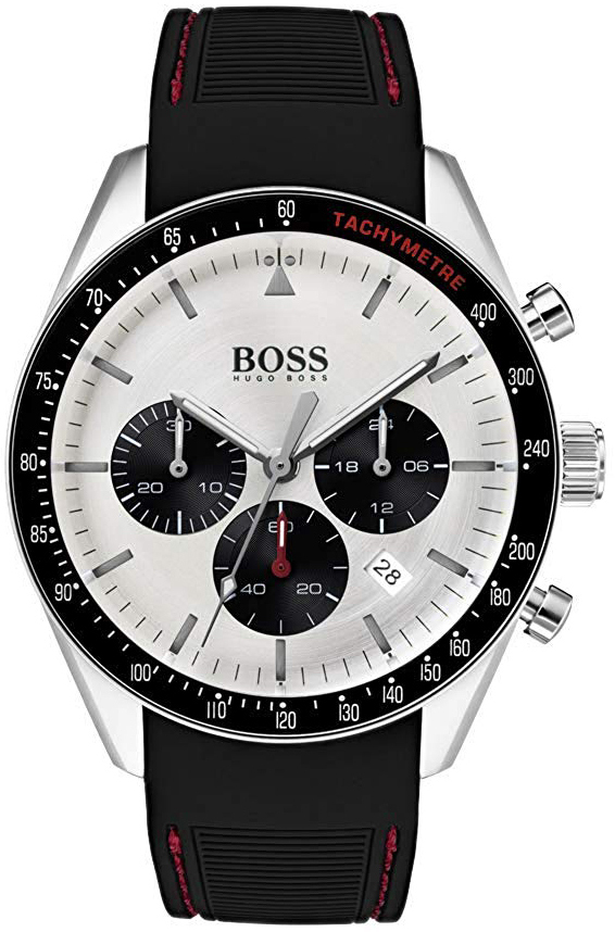 Hugo Boss Miesten kello 1513627 Valkoinen/Kumi Ø44 mm