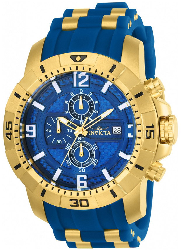 Invicta Miesten kello 24966 Pro Diver Sininen/Kullansävytetty teräs