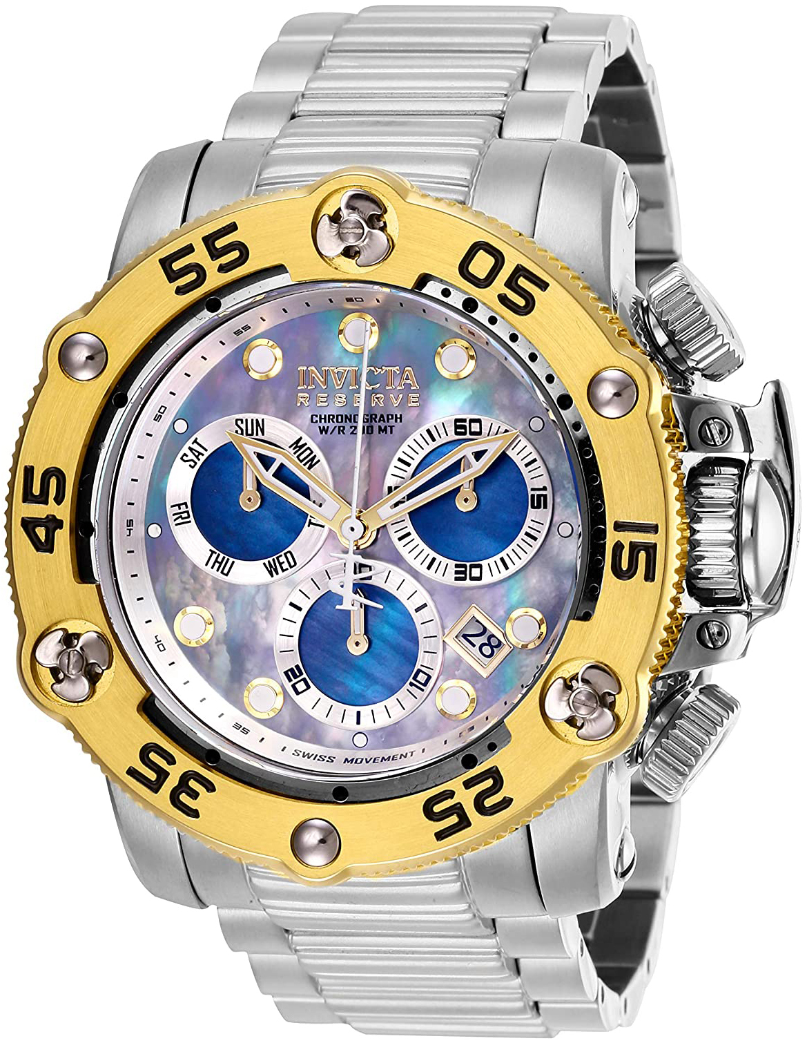 Invicta Reserve Miesten kello 28547 Sininen/Teräs Ø52 mm