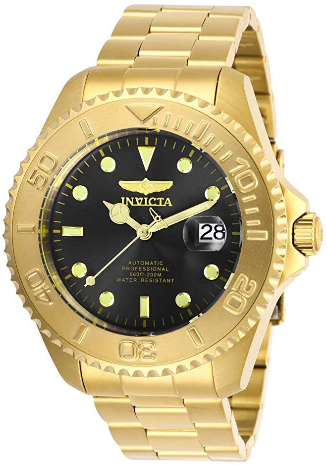 Invicta Miesten kello 28952 Pro Diver Harmaa/Kullansävytetty teräs