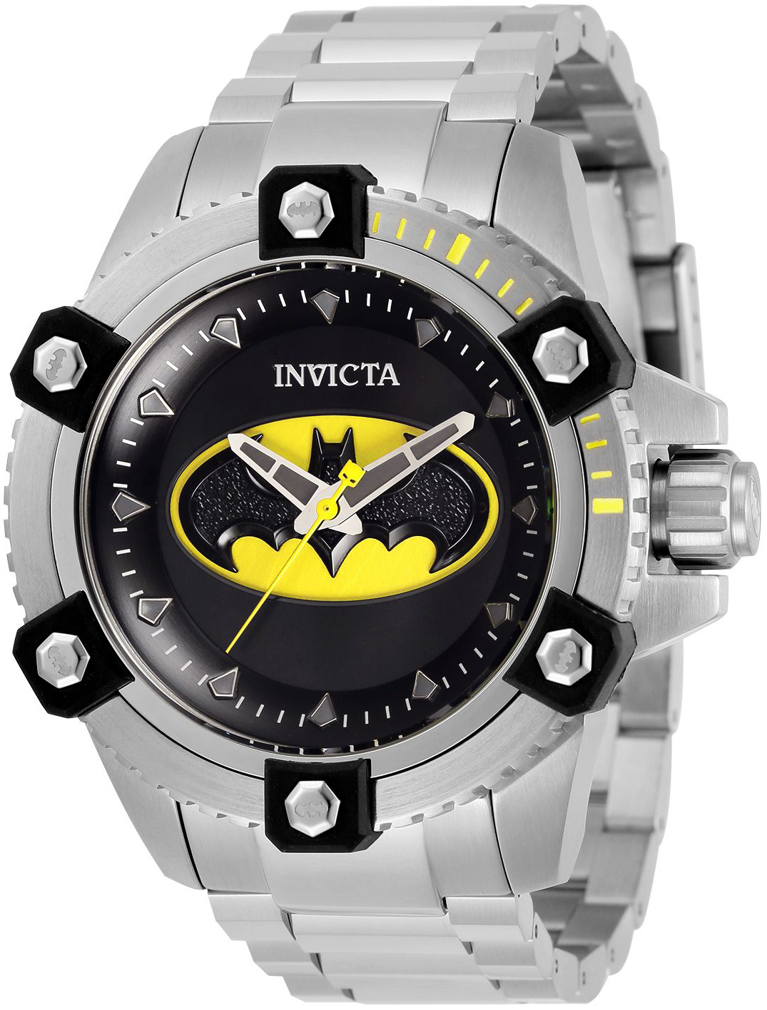 Invicta Dc Comics Miesten kello 32507 Musta/Teräs Ø48 mm