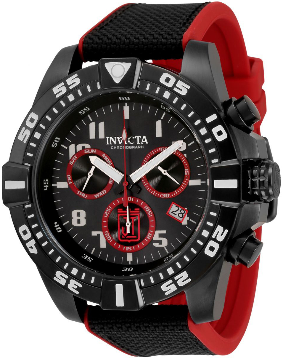 Invicta Jason Taylor Miesten kello 33217 Musta/Kumi Ø51 mm