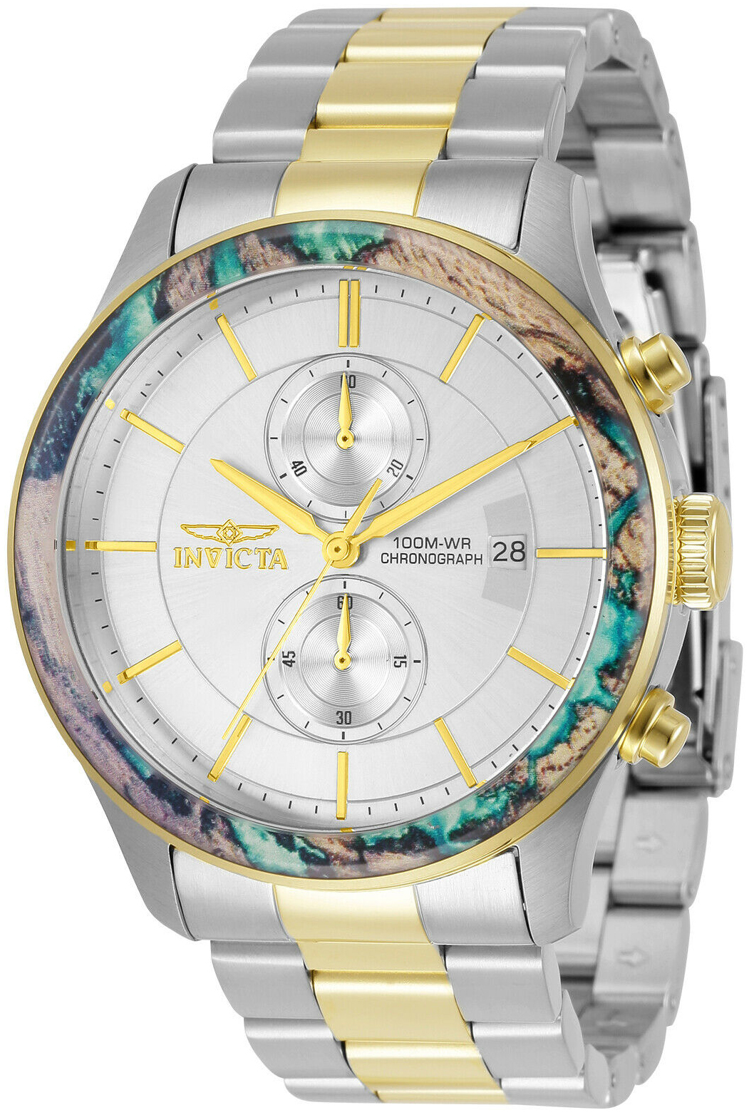 Invicta Specialty Miesten kello 34061 Hopea/Kullansävytetty teräs