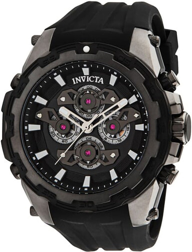 Invicta Specialty Miesten kello 34219 Musta/Kumi Ø50 mm