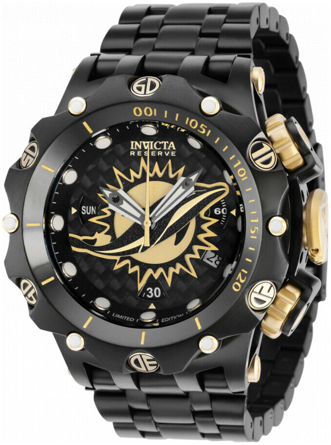 Invicta Nfl Miesten kello 36170 Musta/Teräs Ø51 mm