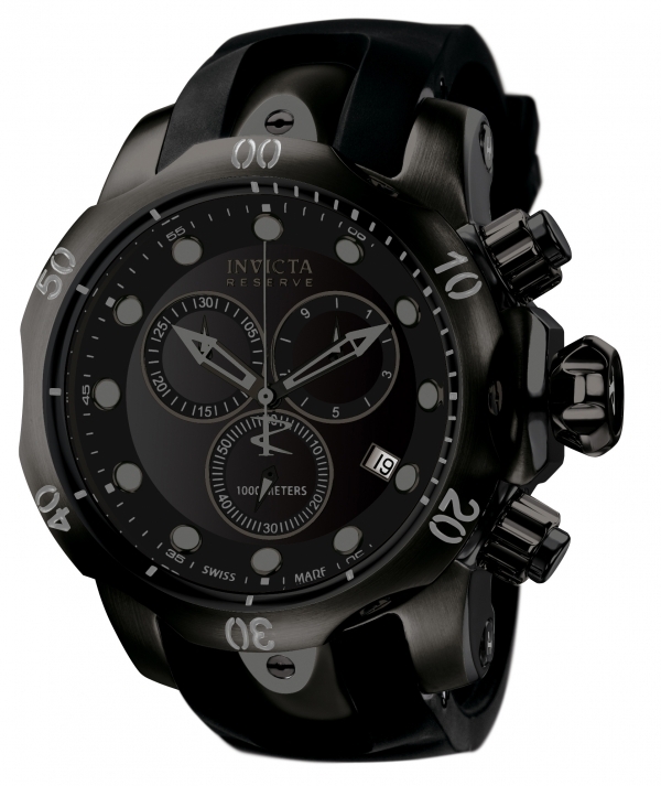 Invicta Venom Miesten kello 6051 Musta/Kumi Ø54 mm