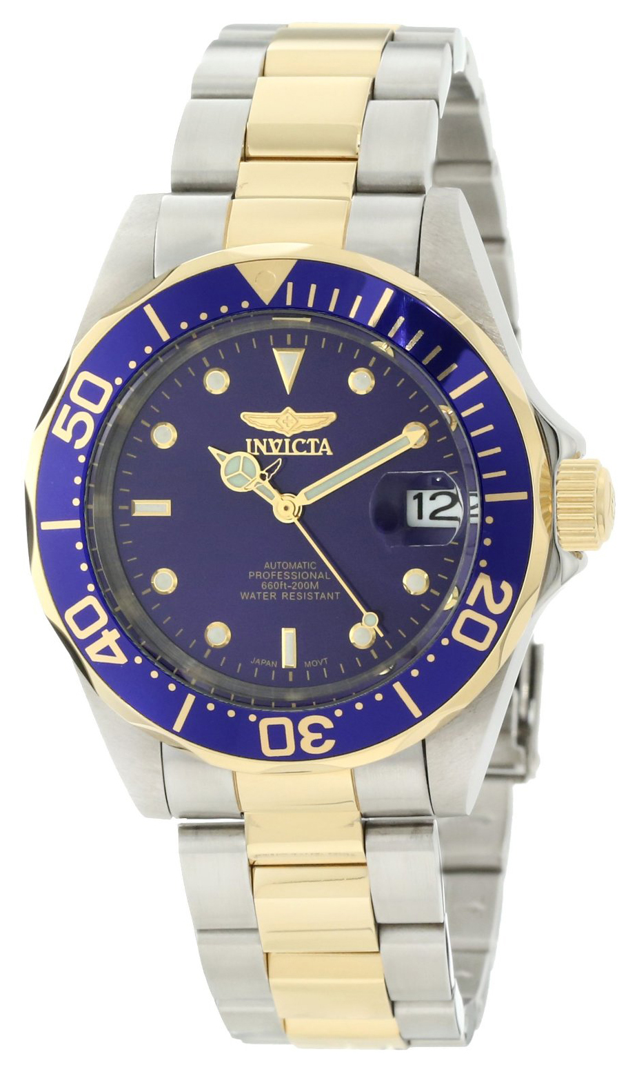 Invicta Miesten kello 8928 Pro Diver Mako Sininen/Kullansävytetty