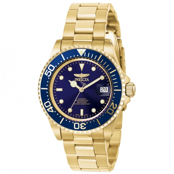 Invicta Miesten kello 8930OB Pro Diver Sininen/Kullansävytetty