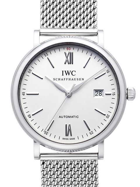 IWC Miesten kello IW356505 Portofino Hopea/Teräs Ø40 mm