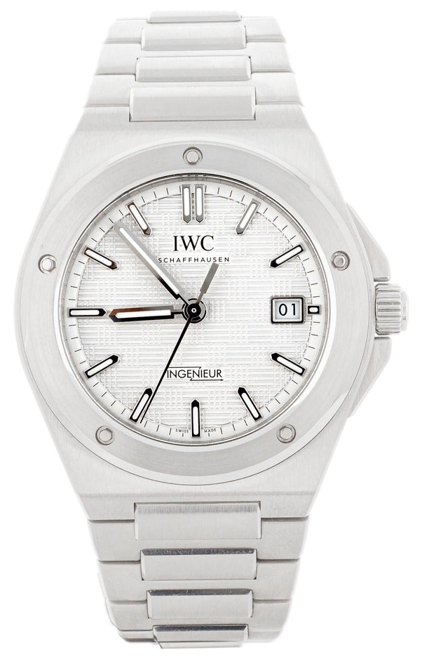 IWC Miesten kello IW328902 Ingenieur Automatic 40 Hopea/Teräs Ø40 mm