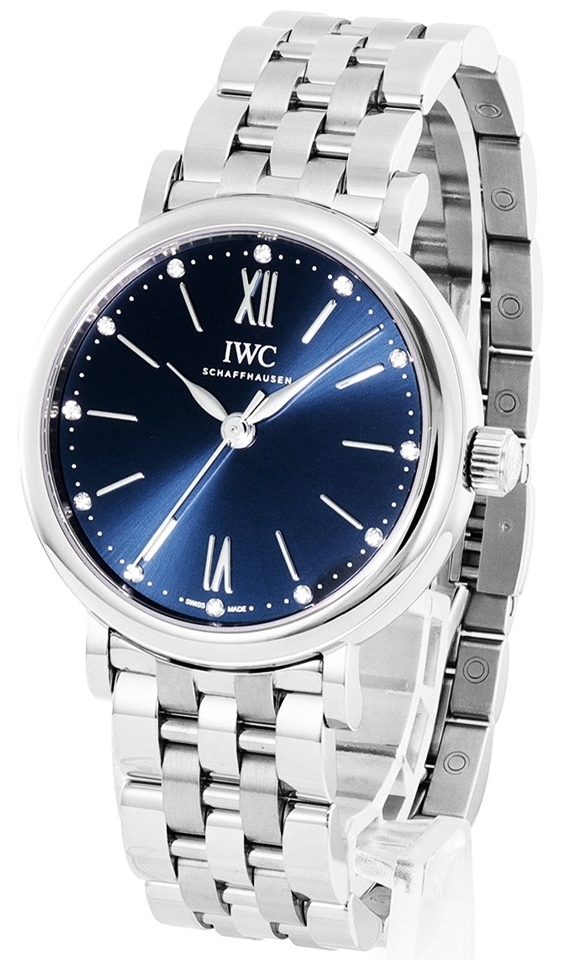 IWC Miesten kello IW357413 Portofino Sininen/Teräs Ø34 mm