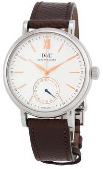 IWC Miesten kello IW359201 Portofino Valkoinen/Nahka Ø39 mm