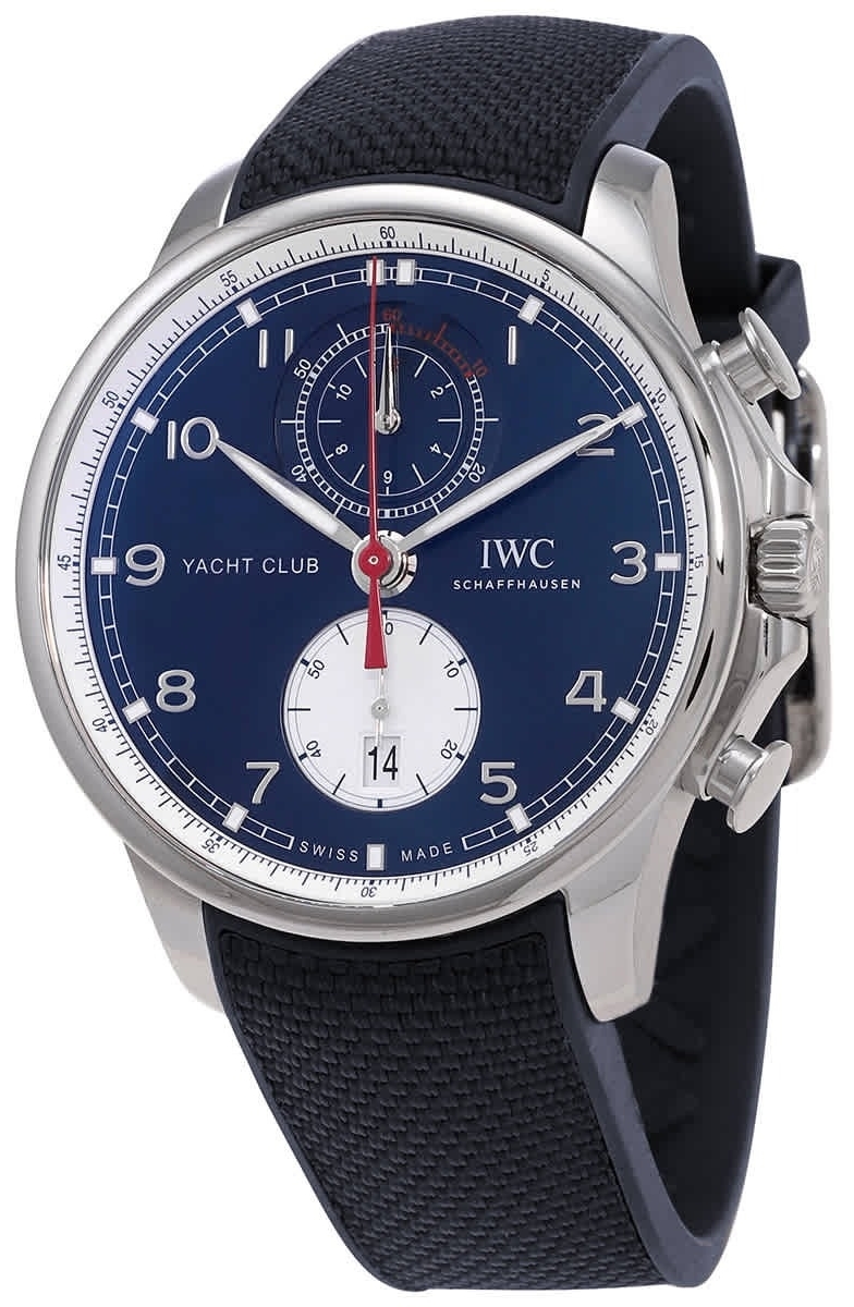 IWC Miesten kello IW390704 Portugieser Sininen/Kumi Ø44.6 mm