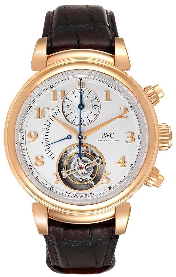 IWC Miesten kello IW393101 Da Vinci Valkoinen/Nahka Ø44 mm