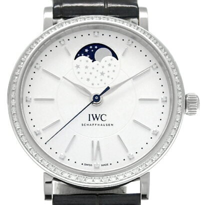 IWC Naisten kello IW459008 Portofino Hopea/Nahka Ø37 mm