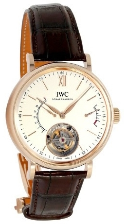 IWC Miesten kello IW516501 Portofino Valkoinen/Nahka Ø45 mm