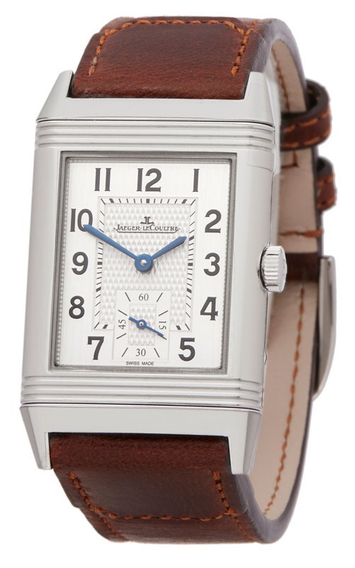 Jaeger LeCoultre Naisten kello 2438522 Reverso Classic Hopea/Nahka