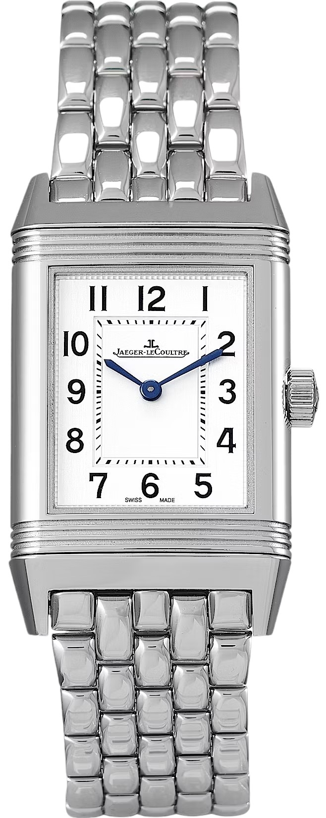 Jaeger LeCoultre Naisten kello 2618140 Reverso Classic Hopea/Teräs