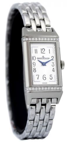 Jaeger LeCoultre Naisten kello 3288120 Reverso Hopea/Teräs