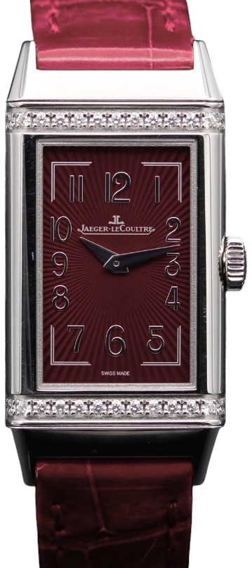 Jaeger LeCoultre Naisten kello 3288560 Reverso Punainen/Nahka