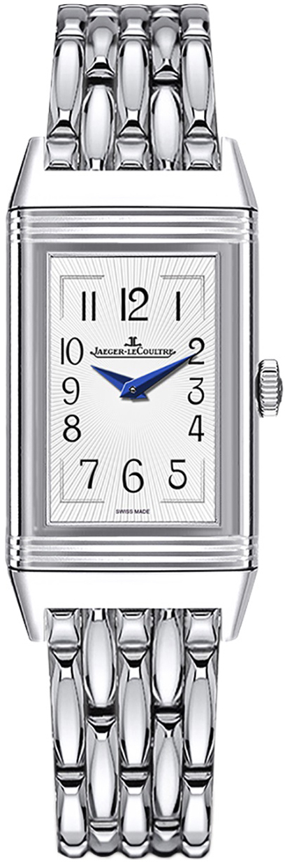 Jaeger LeCoultre Naisten kello 3358120 Reverso Hopea/Teräs