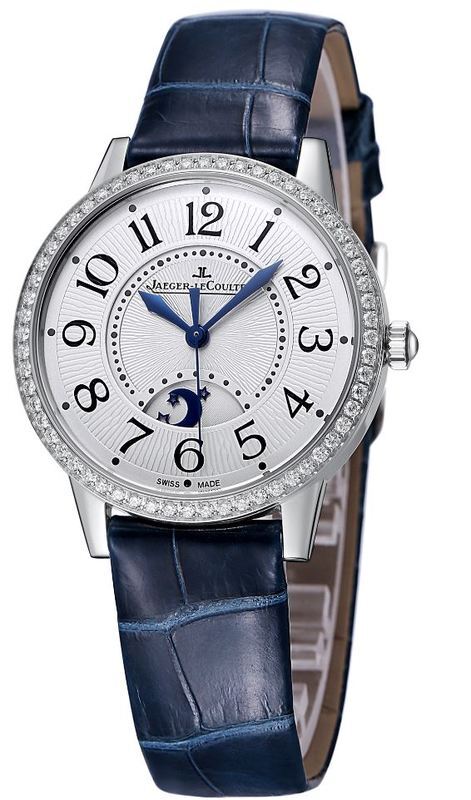 Jaeger LeCoultre Rendez-Vous Naisten kello 3448420 Hopea/Nahka Ø34 mm