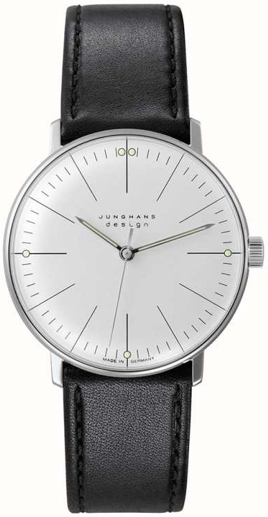 Junghans Naisten kello 27/3700.04 Max Bill Hopea/Nahka Ø34 mm