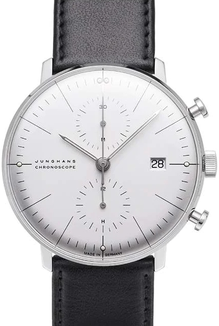 Junghans Miesten kello 27/4600.02 Max Bill Hopea/Nahka Ø40 mm