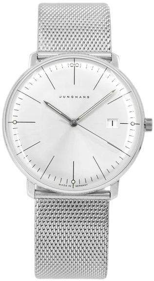 Junghans 41/4463.46 Max Bill Hopea/Teräs Ø38 mm