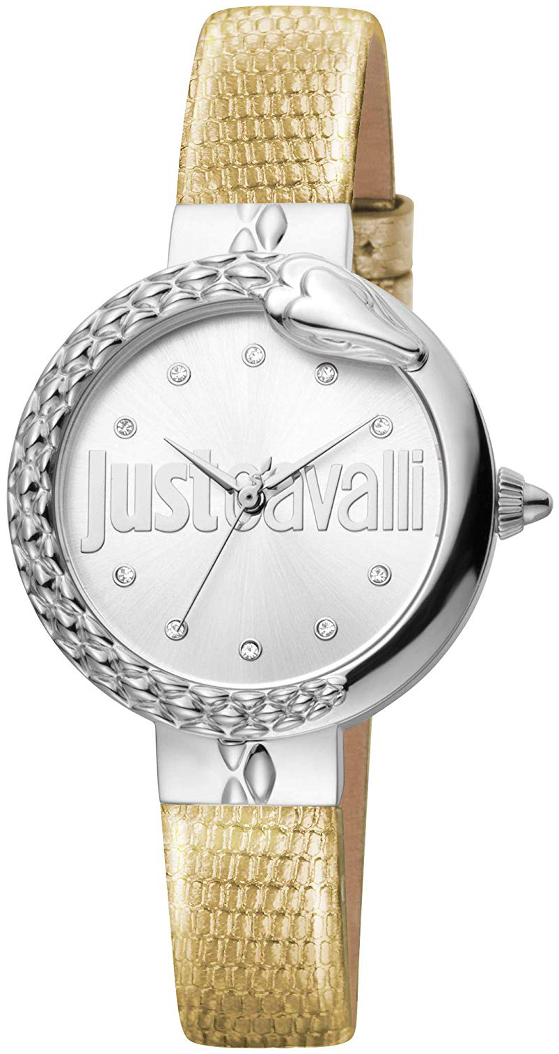 Just Cavalli 99999 Naisten kello JC1L097L0015 Hopea/Nahka Ø32 mm