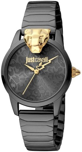 Just Cavalli Naisten kello JC1L220M0265 Glam Chic Musta/Teräs Ø32 mm