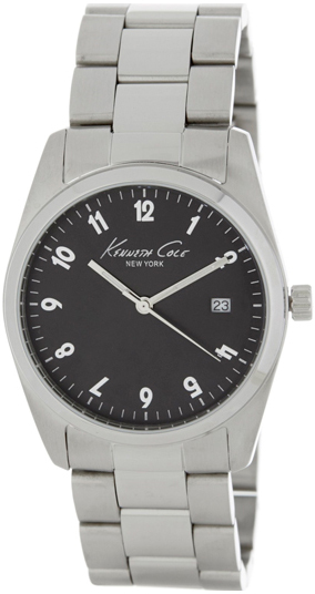 Kenneth Cole 10029580 Musta/Teräs Ø37 mm