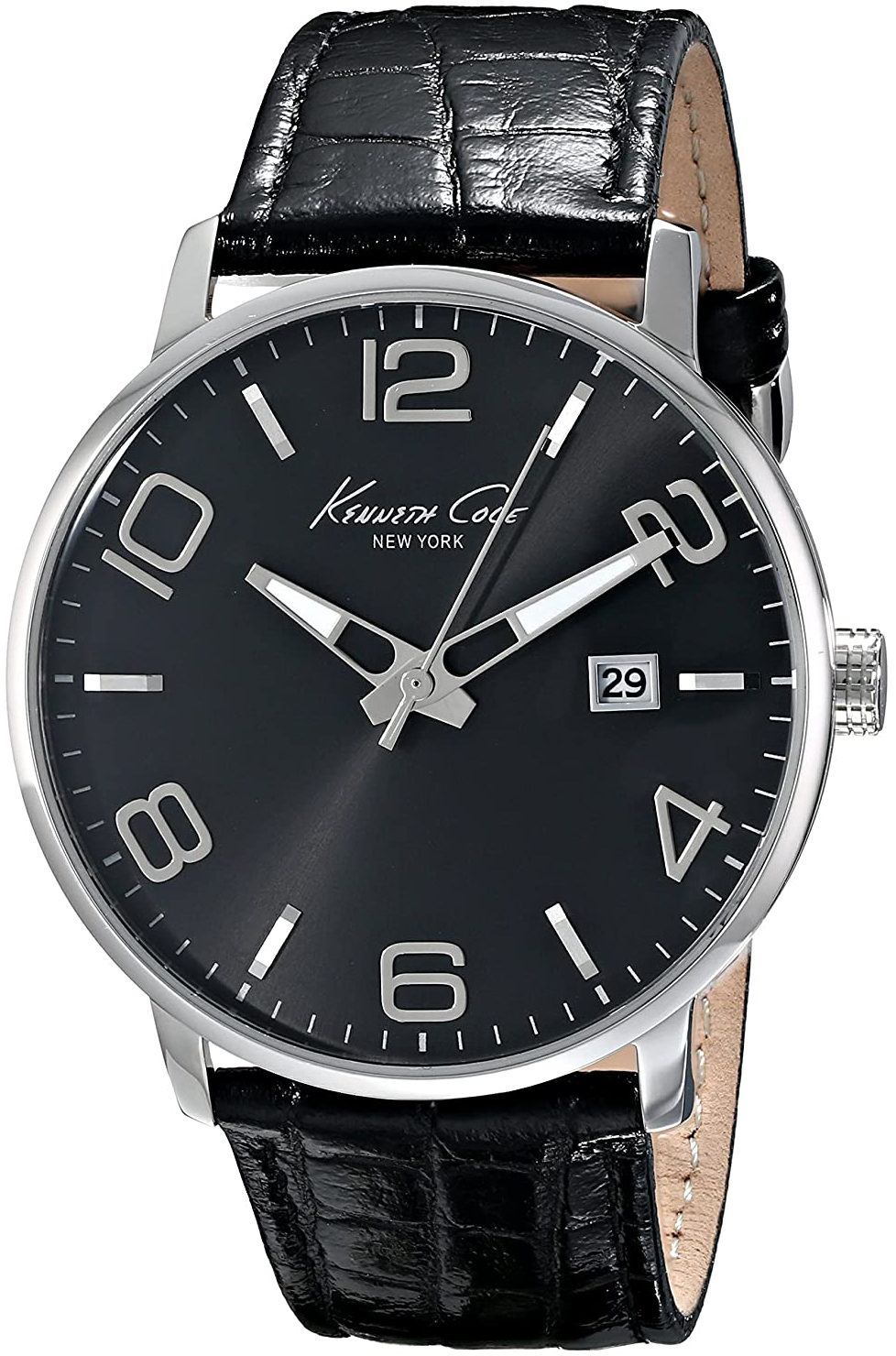 Kenneth Cole Miesten kello KC8005 Musta/Teräs Ø42 mm