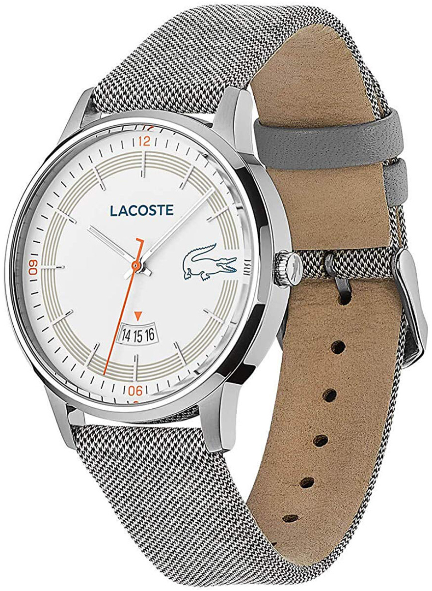 Lacoste 99999 Miesten kello 2011031 Valkoinen/Nahka Ø41 mm