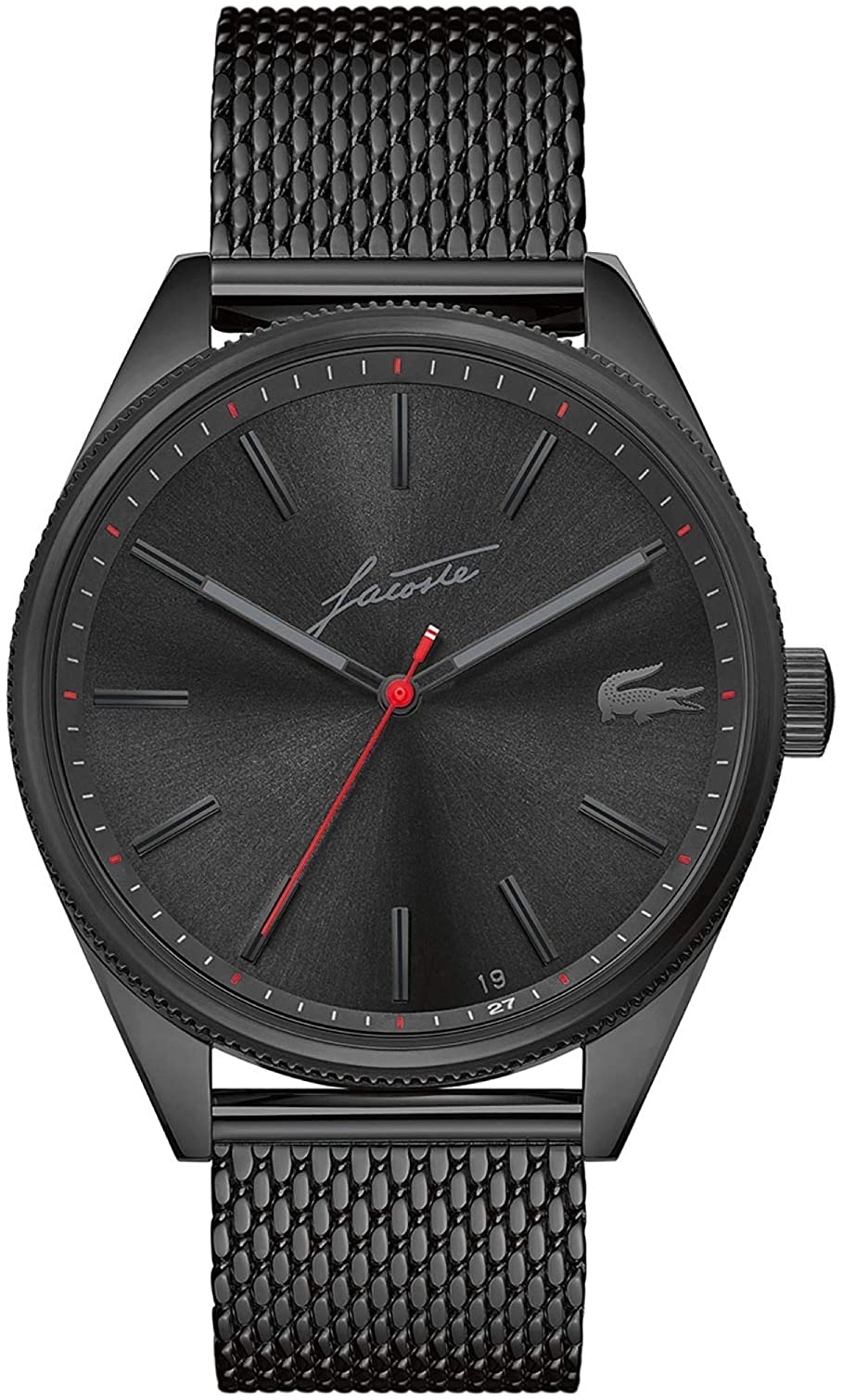 Lacoste Miesten kello 2011054 Musta/Teräs Ø42 mm