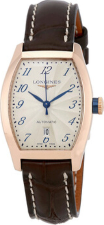 Longines Naisten kello L2.142.8.73.4 Evidenza Hopea/Nahka