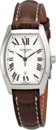 Longines Evidenza Naisten kello L2.155.4.71.9 Hopea/Nahka