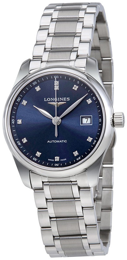 Longines Naisten kello L2.257.4.97.6 Master Sininen/Teräs Ø29 mm