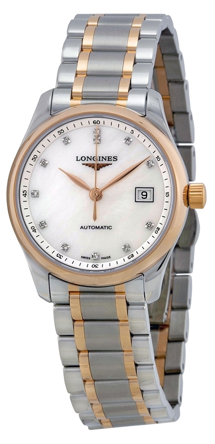 Longines Naisten kello L2.257.5.89.7 Master Valkoinen/Teräs Ø29 mm