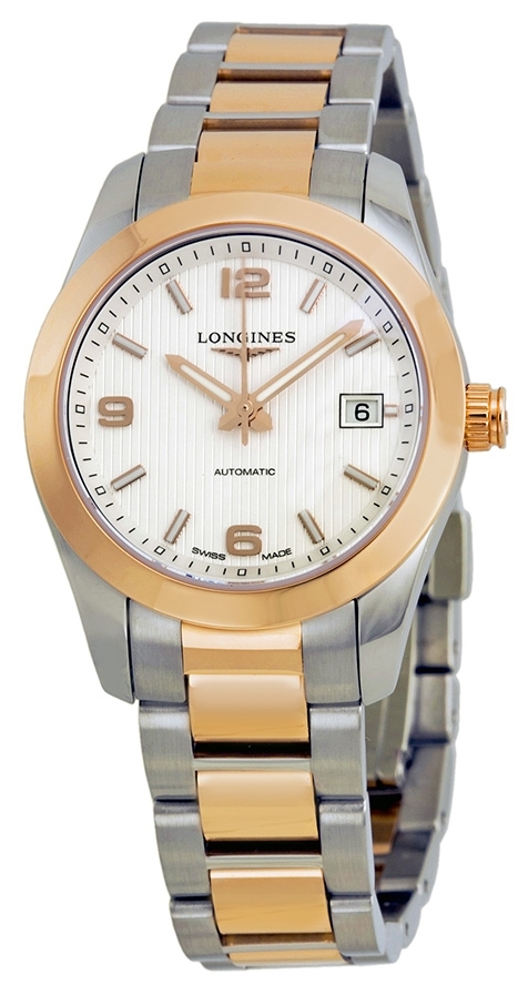 Longines Naisten kello L2.285.5.76.7 Conquest Ladies Hopea/Teräs