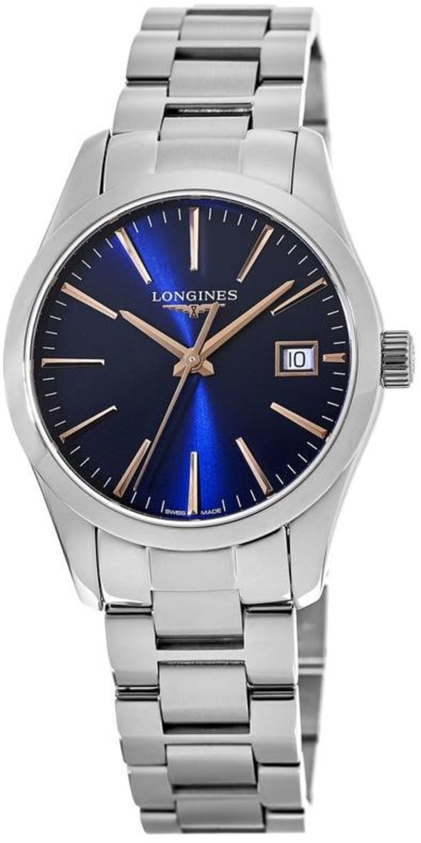 Longines Naisten kello L2.386.4.92.6 Conquest Classic Sininen/Teräs