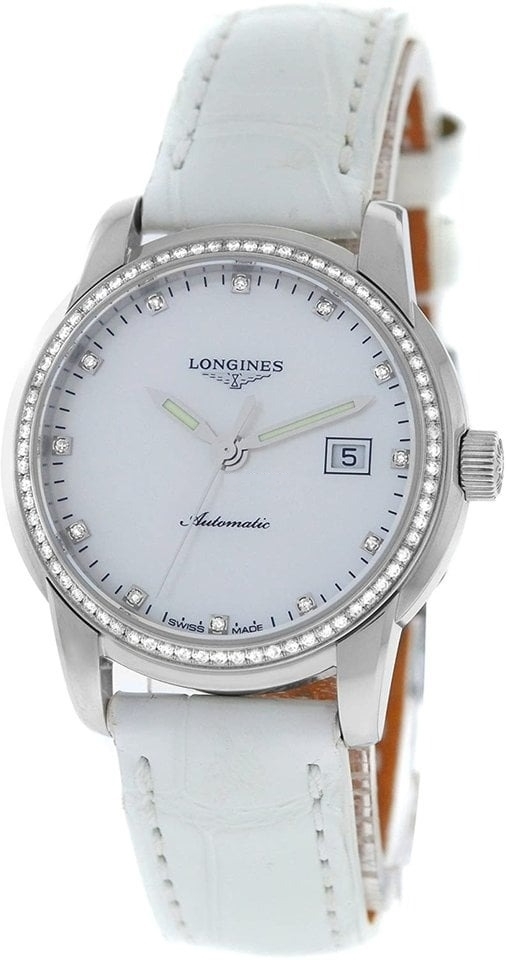 Longines Naisten kello L2.563.0.87.2 Saint-Imier Valkoinen/Nahka Ø30