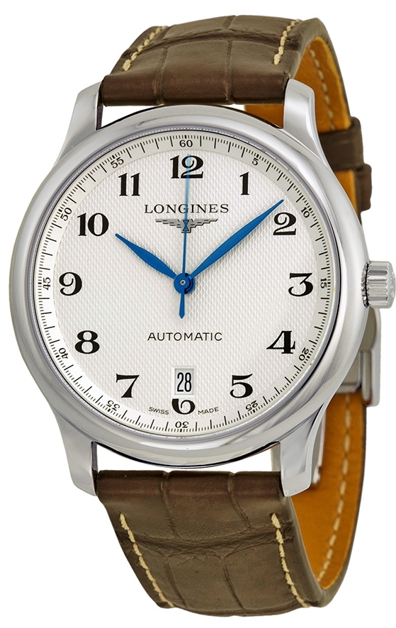 Longines Miesten kello L2.628.4.78.3 Master Valkoinen/Nahka Ø38.5 mm