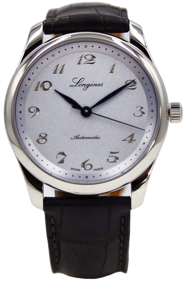 Longines Miesten kello L2.793.4.73.2 Master Collection Hopea/Nahka